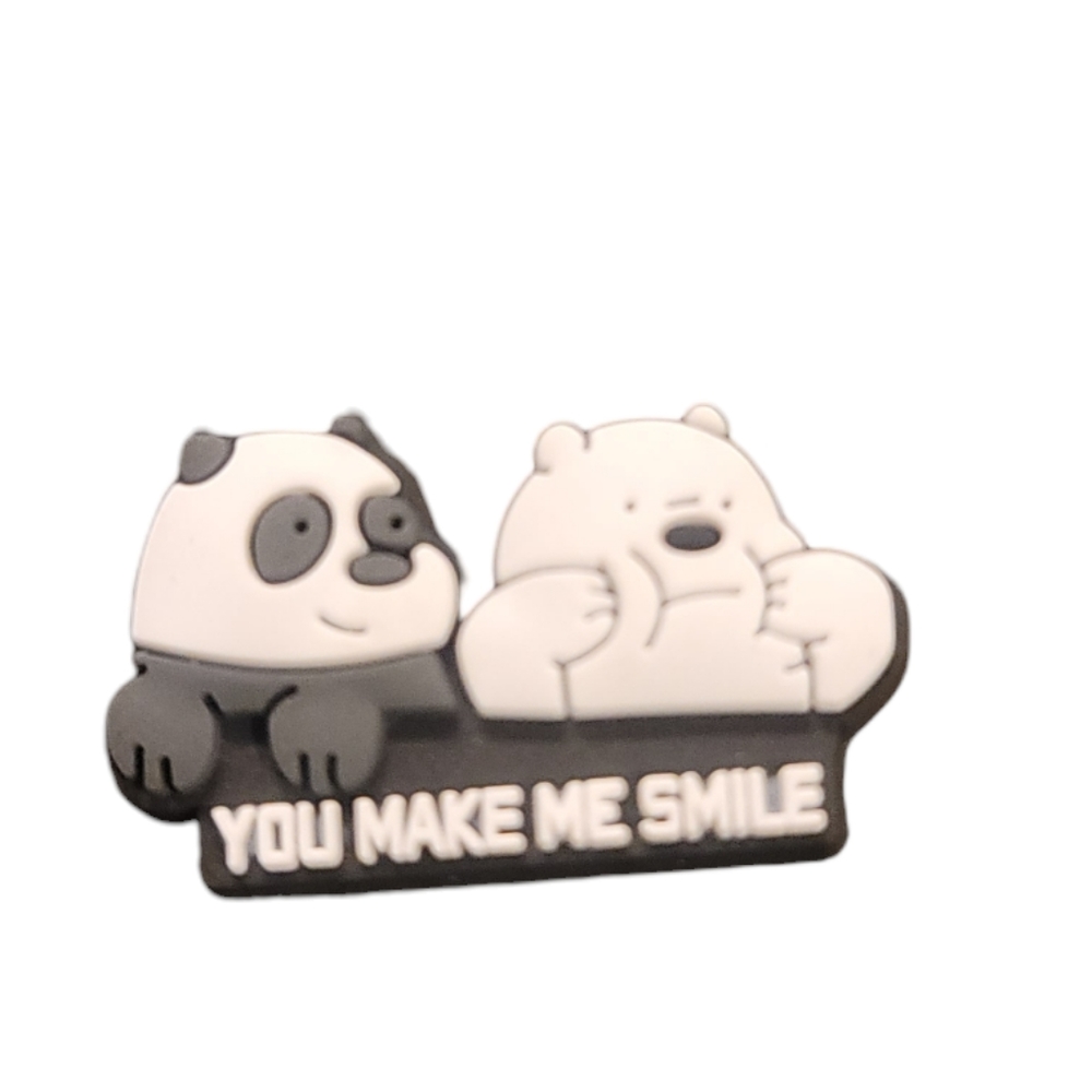 NEW We Bare Bears Croc Charm